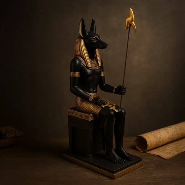 Escultura Egipcia de Anubis - Imagen 2