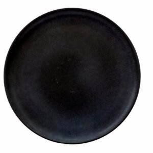 Plato Cerámica Negro 27 cm