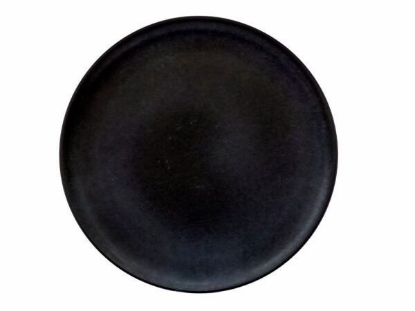 Plato Cerámica Negro 27 cm